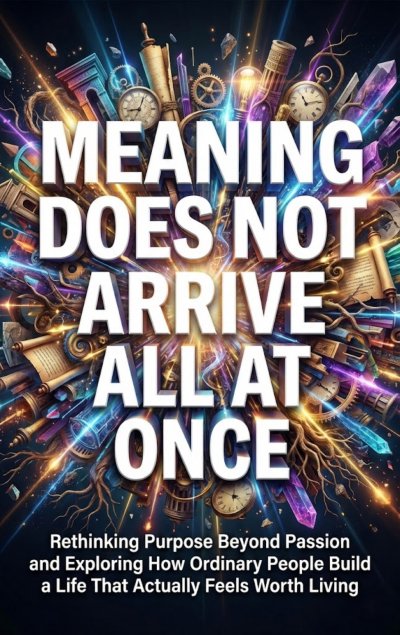 'Cover von Meaning Does Not Arrive All at Once'-Cover