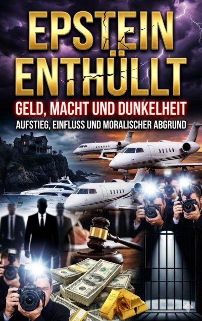 'Cover von Epstein enthüllt: Geld, Macht und Dunkelheit'-Cover