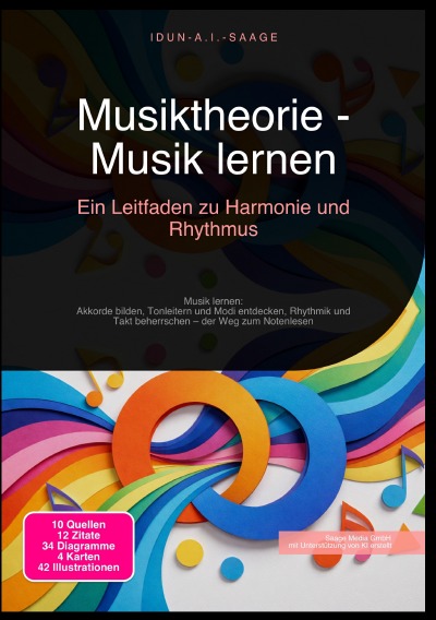 'Cover von Musiktheorie – Musik lernen: Ein Leitfaden zu Harmonie und Rhythmus'-Cover