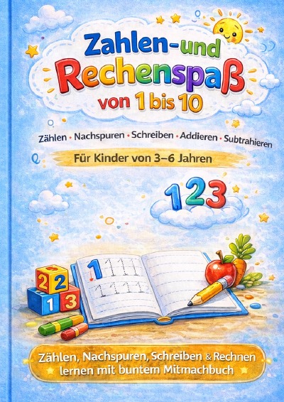 'Cover von Zahlen- und Rechenspaß von 1 bis 10'-Cover