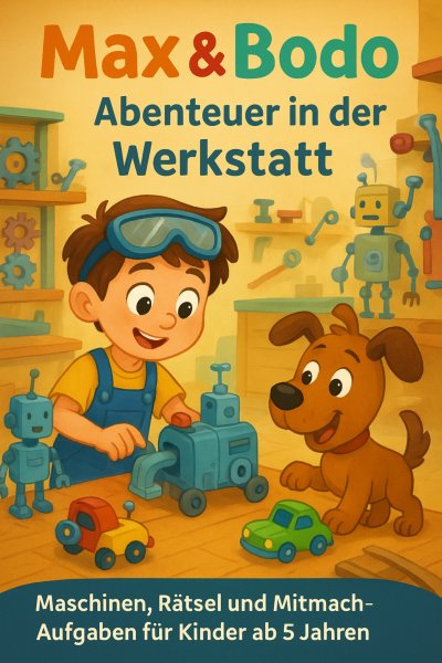 'Cover von Max & Bodo – Abenteuer in der Werkstatt'-Cover