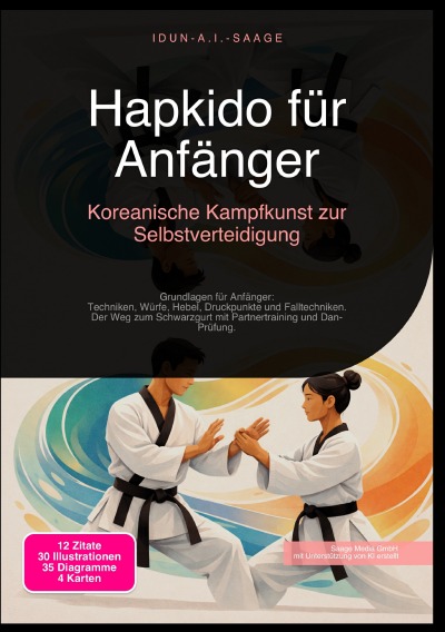 'Cover von Hapkido für Anfänger: Koreanische Kampfkunst zur Selbstverteidigung'-Cover