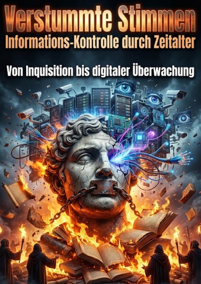 'Cover von Verstummte Stimmen: Informations-Kontrolle durch Zeitalter'-Cover