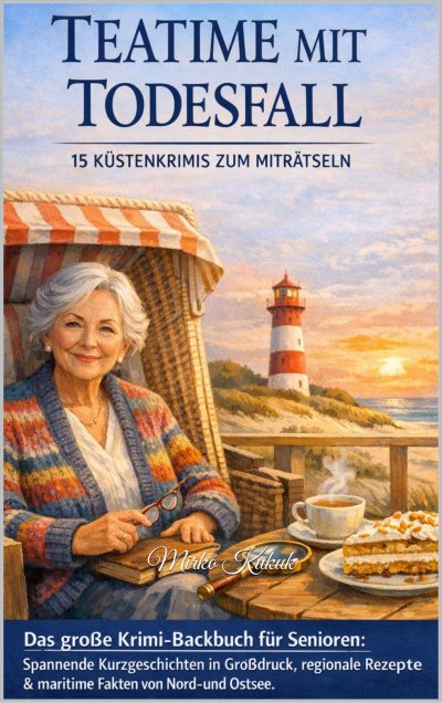 'Cover von Teatime mit Todesfall: 15 Küstenkrimis zum Miträtseln'-Cover