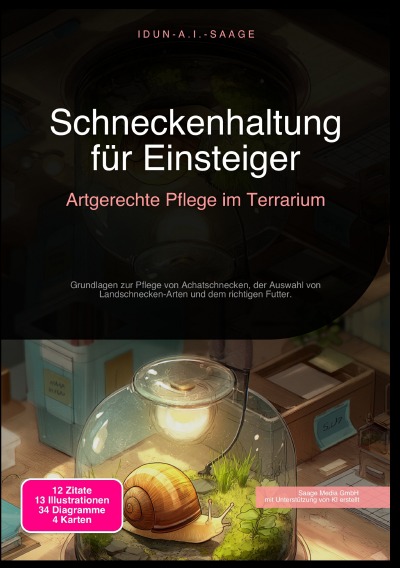 'Cover von Schneckenhaltung für Einsteiger: Artgerechte Pflege im Terrarium'-Cover
