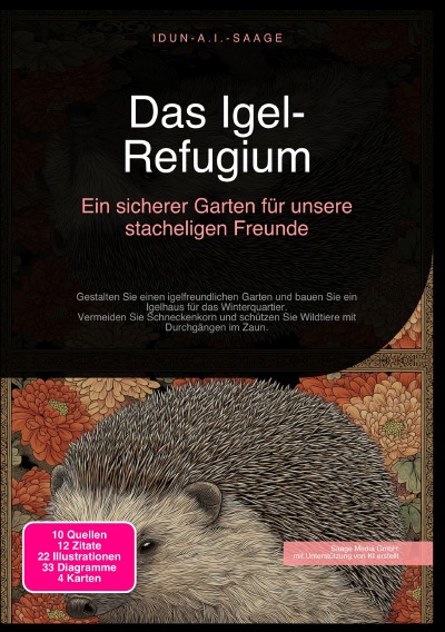 'Cover von Das Igel-Refugium: Ein sicherer Garten für unsere stacheligen Freunde'-Cover