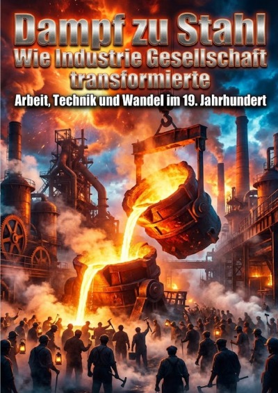 'Cover von Dampf zu Stahl: Wie Industrie Gesellschaft transformierte'-Cover