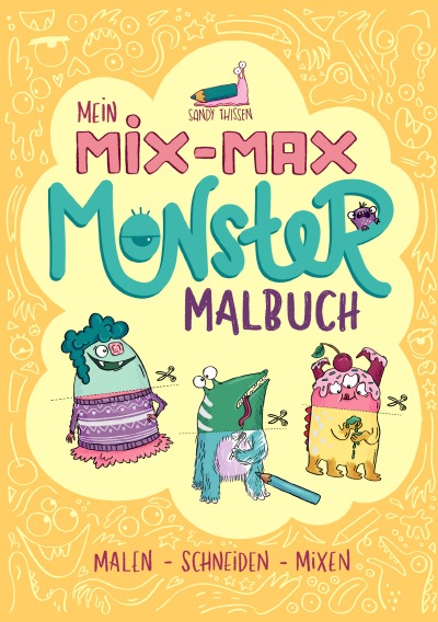 'Cover von Mein Mix-Max-Monster-Malbuch'-Cover
