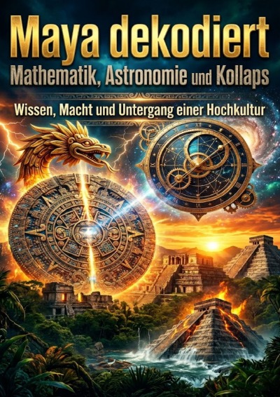 'Cover von Maya dekodiert: Mathematik, Astronomie und Kollaps'-Cover