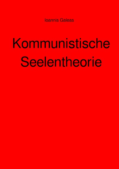 'Cover von Kommunistische Seelentheorie'-Cover
