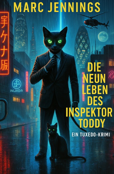 'Cover von Die neun Leben des Inspektor Toddy  –  Ein Tuxedo-Krimi'-Cover