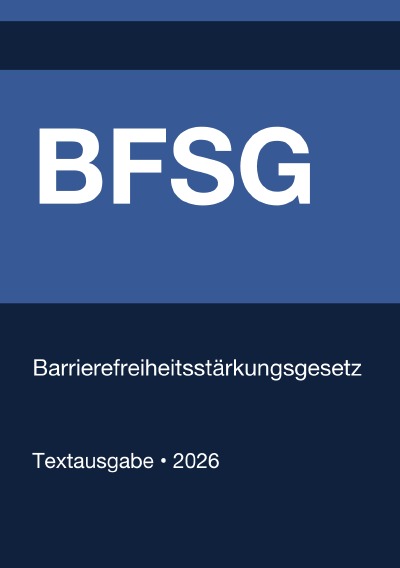 'Cover von BFSG – Barrierefreiheitsstärkungsgesetz (Deutschland) 2026'-Cover