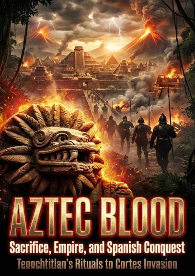 'Cover von Aztec Blood: Sacrifice, Empire, and Spanish Conquest'-Cover