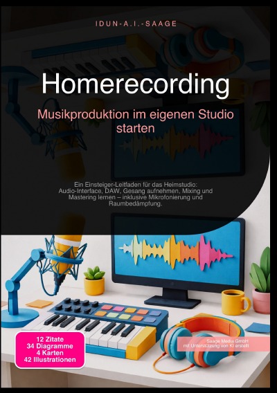 'Cover von Homerecording: Musikproduktion im eigenen Studio starten'-Cover