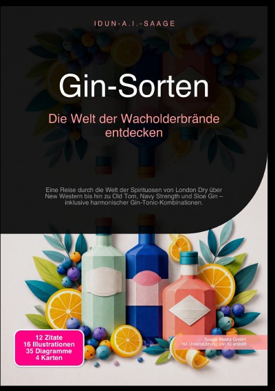 'Cover von Gin-Sorten: Die Welt der Wacholderbrände entdecken'-Cover
