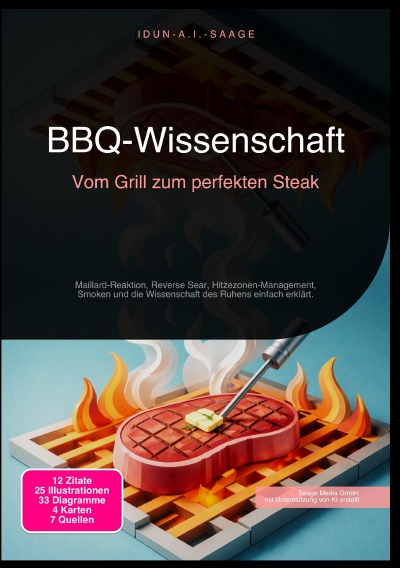 'Cover von BBQ-Wissenschaft: Vom Grill zum perfekten Steak'-Cover