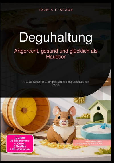 'Cover von Deguhaltung: Artgerecht, gesund und glücklich als Haustier'-Cover