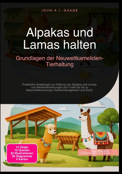 'Cover von Alpakas und Lamas halten: Grundlagen der Neuweltkameliden-Tierhaltung'-Cover