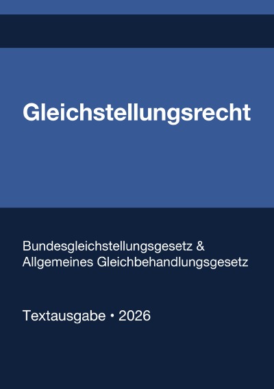 'Cover von Gleichstellungsrecht 2026'-Cover