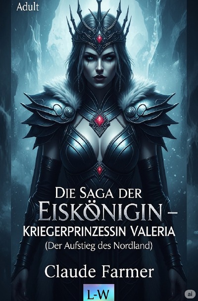 'Cover von Die Saga der Eiskönigin – KRIEGERPRINZESSIN VALERIA – Der Aufstieg der Nordland'-Cover