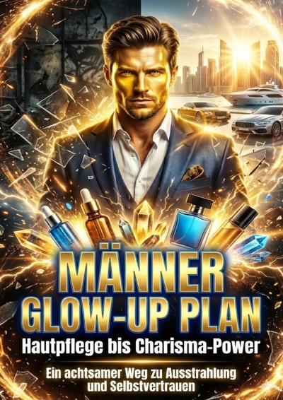 'Cover von Männer Glow-Up Plan: Hautpflege bis Charisma-Power'-Cover