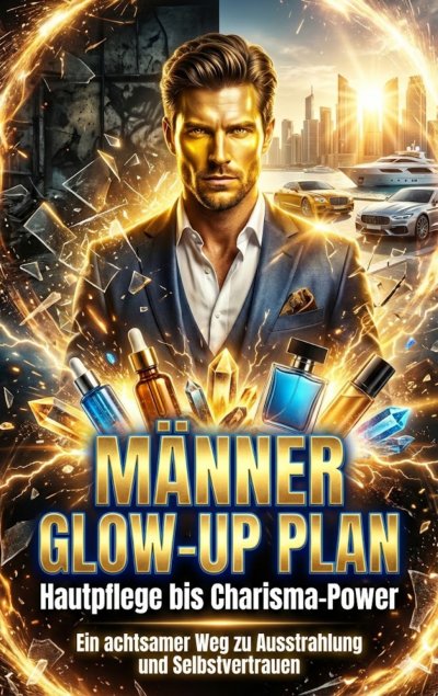 'Cover von Männer Glow-Up Plan: Hautpflege bis Charisma-Power'-Cover