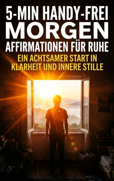 'Cover von 5-Min Handy-Frei Morgen: Affirmationen für Ruhe'-Cover