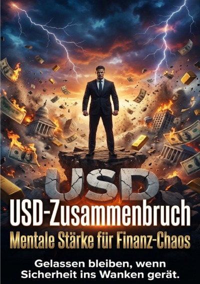 'Cover von USD-Zusammenbruch: Mentale Stärke für Finanz-Chaos'-Cover