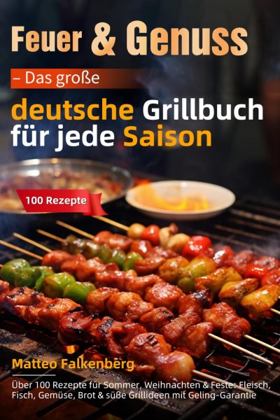 'Cover von Feuer & Genuss – Das große deutsche Grillbuch für jede Saison'-Cover