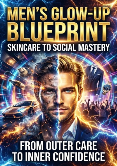 'Cover von Men’s Glow-Up Blueprint: Skincare to Social Mastery'-Cover