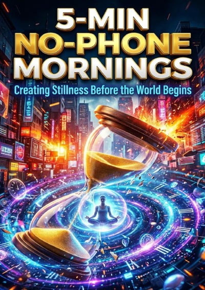 'Cover von 5-Min No-Phone Mornings: Affirmations for Daily Calm'-Cover