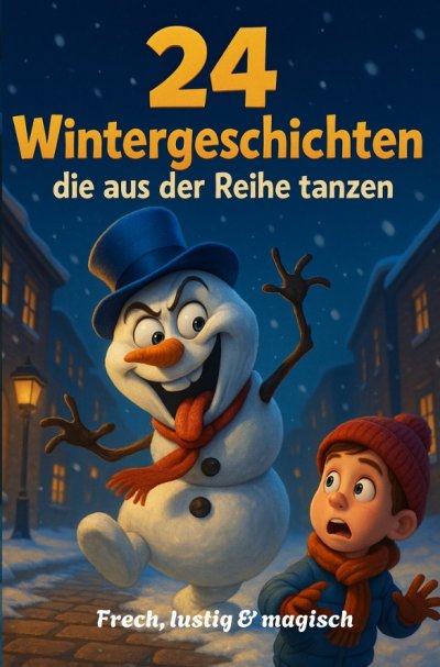 'Cover von 24 Wintergeschichten, die aus der Reihe tanzen'-Cover