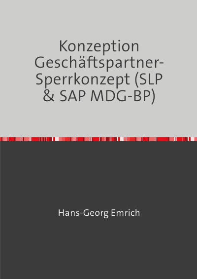 'Cover von Konzeption Geschäftspartner-Sperrkonzept (SLP & SAP MDG-BP)'-Cover