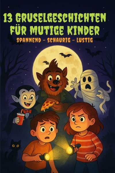 'Cover von 13 Gruselgeschichten für mutige Kinder'-Cover