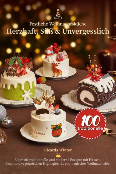 'Cover von Festliche Weihnachtsküche – Herzhaft, Süß & Unvergesslich'-Cover