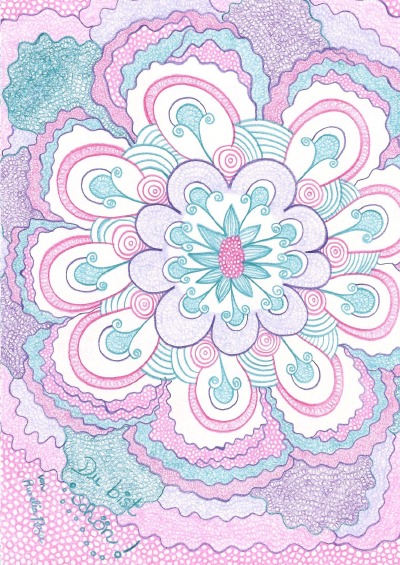 'Cover von Tagebuch, Notizbuch DIN A5 mit dem Mandala: Sie sind schön!'-Cover