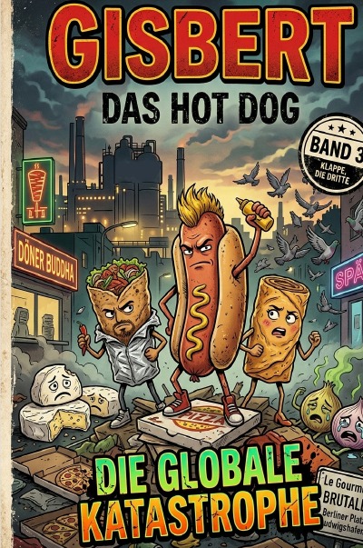 'Cover von Gisbert das Hot Dog  BAND 3: DIE GLOBALE KATASTROPHE'-Cover