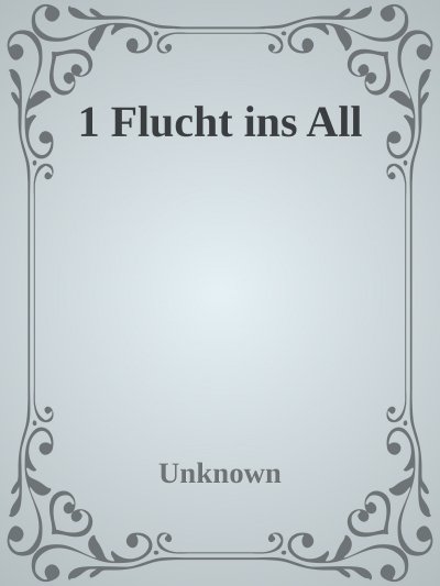 'Cover von Flucht ins All'-Cover