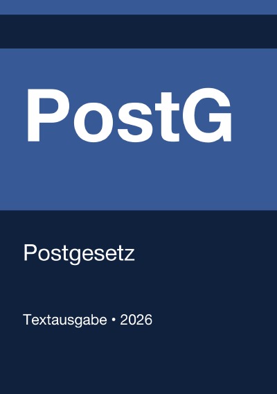 'Cover von PostG – Postgesetz (Deutschland) 2026'-Cover