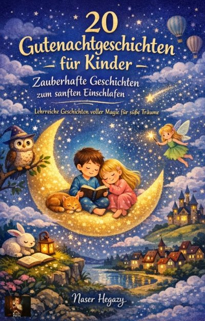 'Cover von 20 Gutenachtgeschichten für Kinder – Zauberhafte Geschichten zum sanften Einschlafen'-Cover