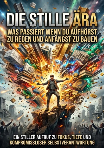 'Cover von Die Stille Ära: Was passiert wenn du aufhörst zu reden und anfängst zu bauen'-Cover