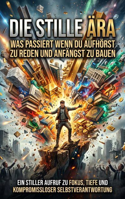 'Cover von Die Stille Ära: Was passiert wenn du aufhörst zu reden und anfängst zu bauen'-Cover