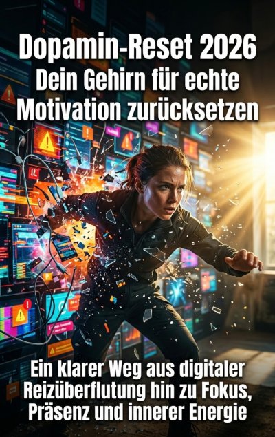 'Cover von Dopamin-Reset 2026: Dein Gehirn für echte Motivation zurücksetzen'-Cover