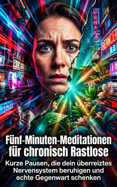 'Cover von Fünf-Minuten-Meditationen für chronisch Rastlose'-Cover