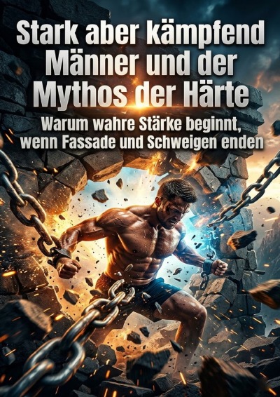 'Cover von Stark aber kämpfend: Männer und der Mythos der Härte'-Cover