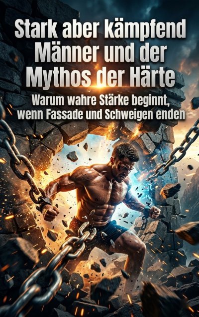 'Cover von Stark aber kämpfend: Männer und der Mythos der Härte'-Cover