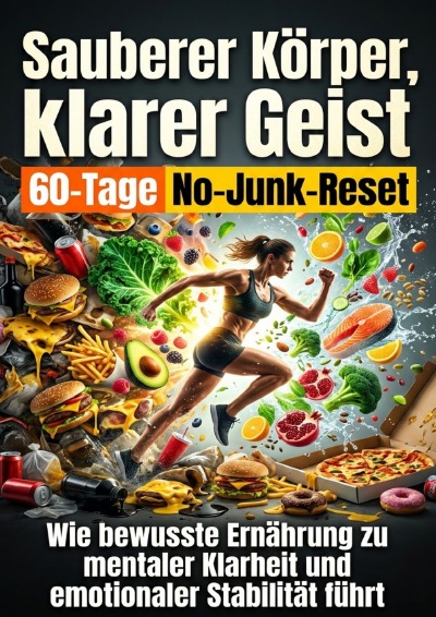 'Cover von Sauberer Körper, klarer Geist: 60‑Tage No‑Junk‑Reset'-Cover