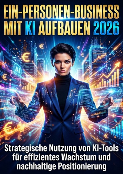 'Cover von Ein-Personen-Business mit KI aufbauen 2026'-Cover