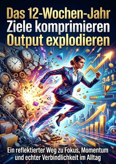 'Cover von Das 12-Wochen-Jahr: Ziele komprimieren Output explodieren'-Cover