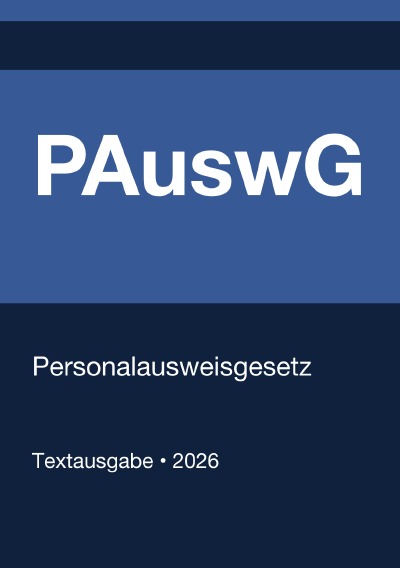 'Cover von PAuswG – Personalausweisgesetz (Deutschland) 2026'-Cover